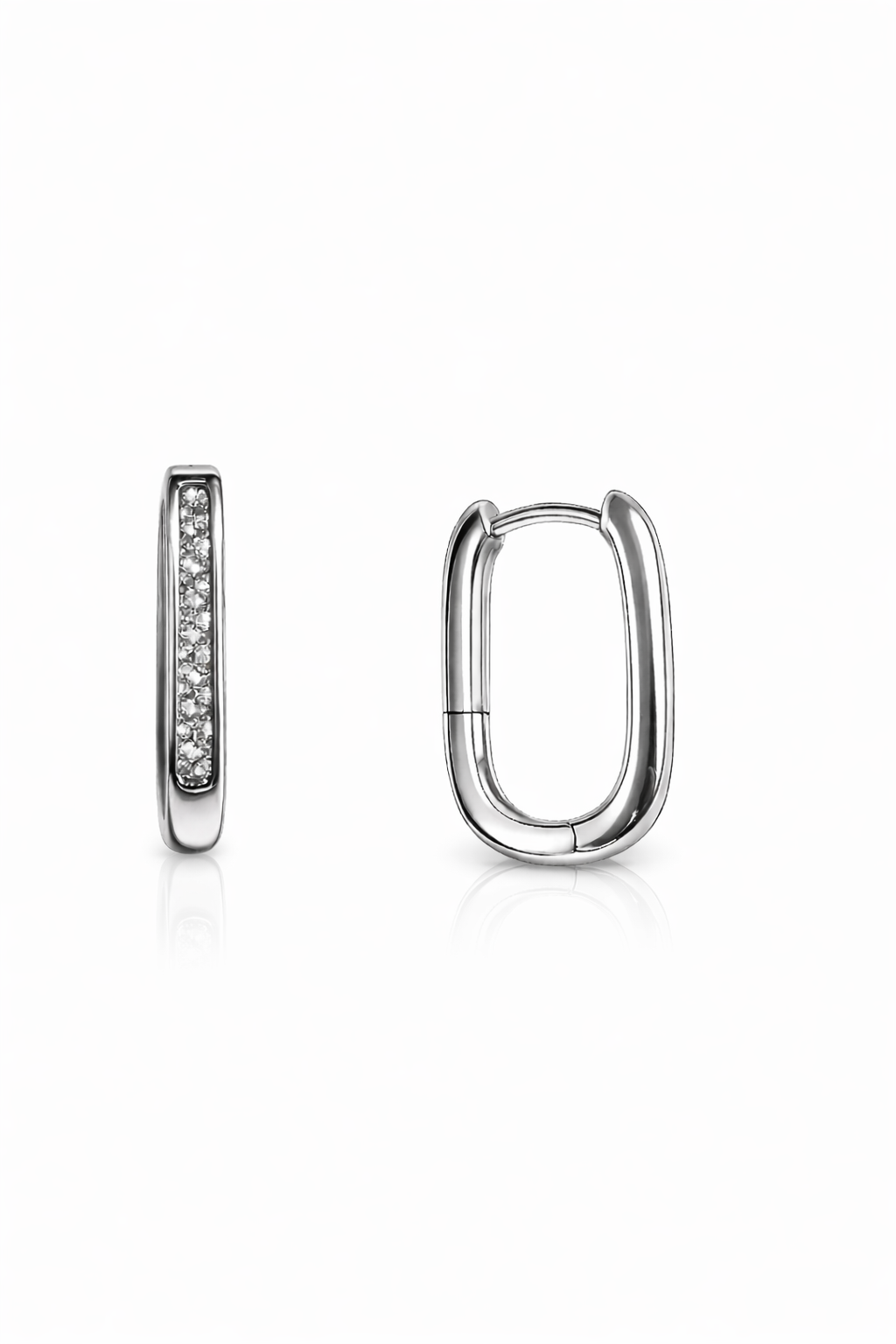 The Silver Glint Hoop