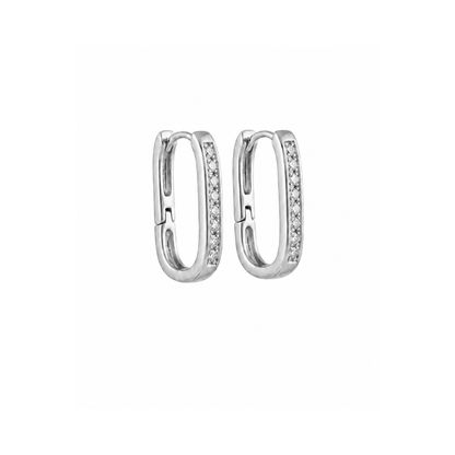 The Silver Glint Hoop